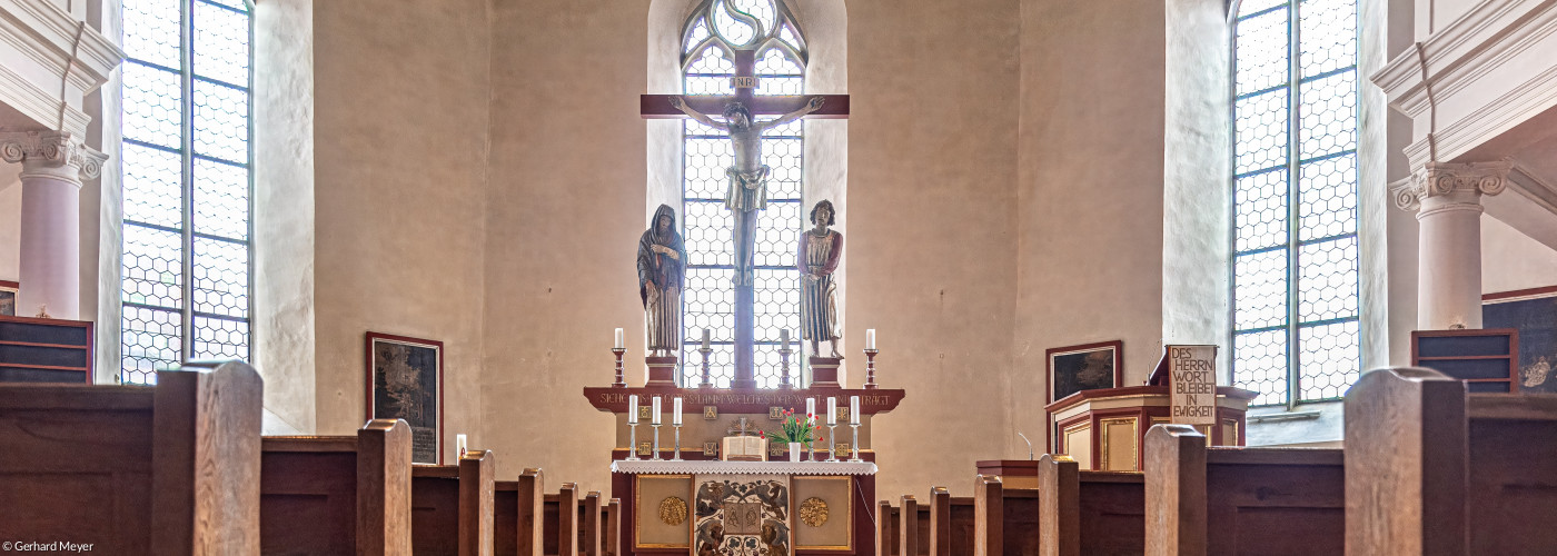 Altar in St. Barbara