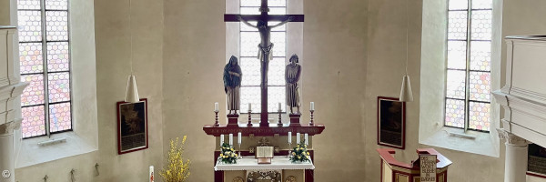Chorraum in der St. Barbarakirche