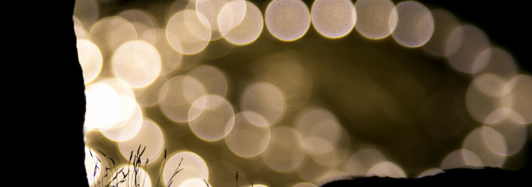 Lichter im Hinterrund