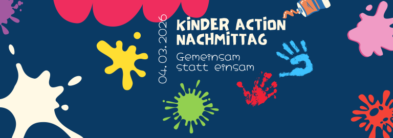 Kinder Action Nachmittag Banner