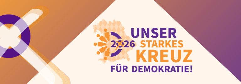 unser starkes kreuz Banner