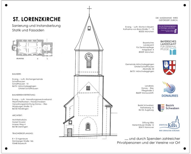 Bautafel St. Lorenz