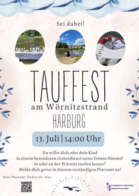Tauffest Plakat