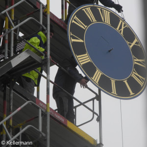 Montage der Zifferblätter